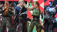 The initiator agents in Valorant.
